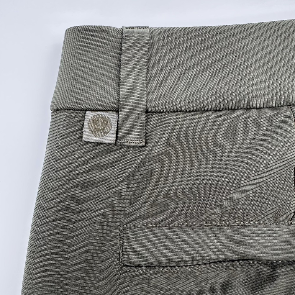 Lululemon Commission Pant Olive Green Mens 34 LM5AR3S Technical Chino Trousers - Picture 5 of 10